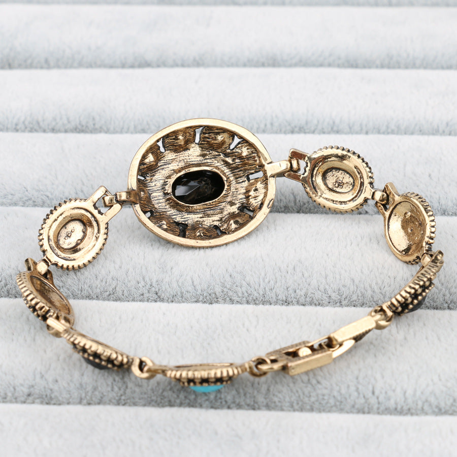 Wholesale Vintage Bohemian Style Gemstone Alloy Bracelets